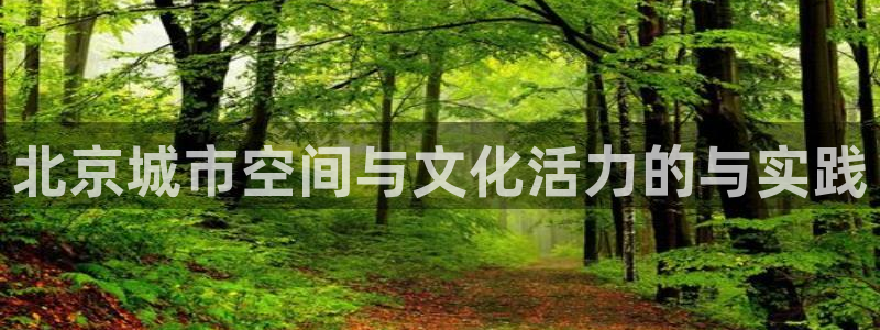 凯捷体育娱乐首页官网下载：北京城市空间与文化活力的与