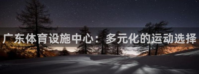 凯捷体育集团官网首页网址：广东体育设施中心：多元化的