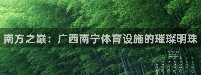 凯捷体育平台注册要钱吗安全吗：南方之巅：广西南宁体育